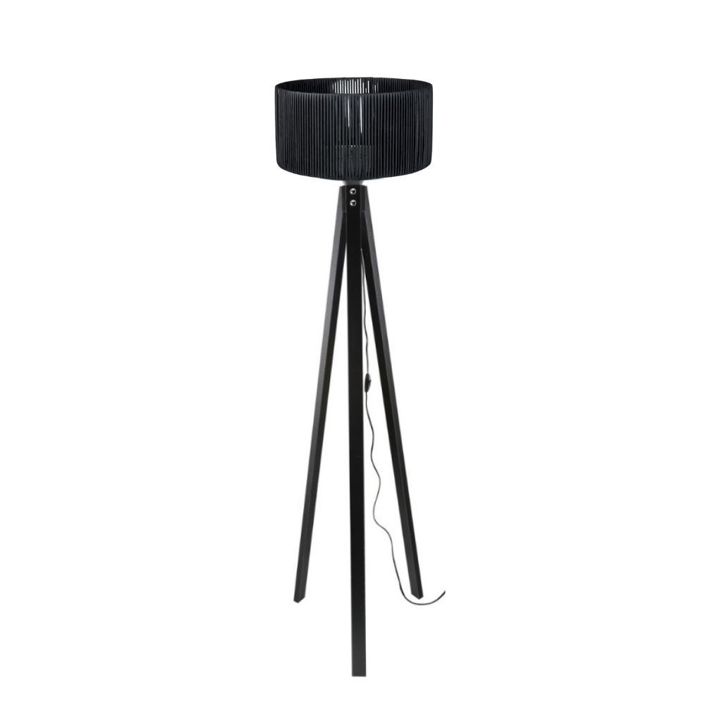 Lampada da terra nera 20x40 cm