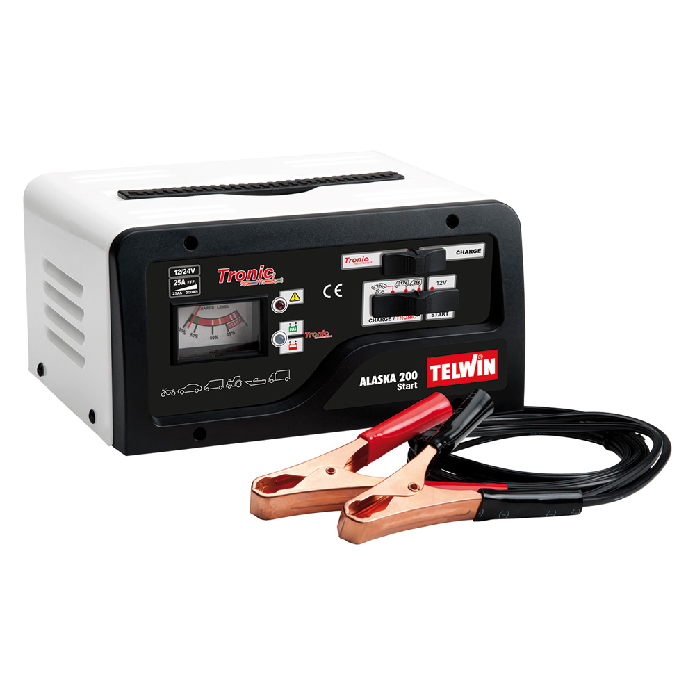  Caricabatteria Alaska 200 Start 12-24 V - 230 V - 1 Ph Telwin
