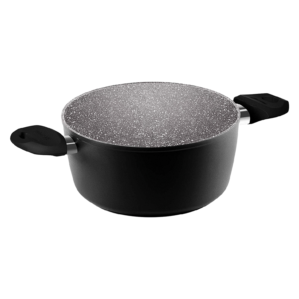  Casseruola Con Manici Black Pearl Induction Diam. Cm. 20 - 2 Manici Aeternum