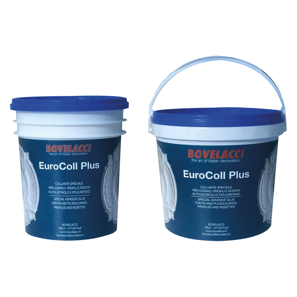  Collante Per Polistirolo Eurocoll Plus - Kg. 1,8 Barattolo Bovelacci