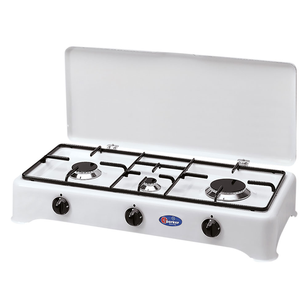  Fornello A Gas 3 Fuochi Mod. 5324 Cgp Parker