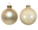 Palline di vetro smaltate opache 6cm x 10 pz