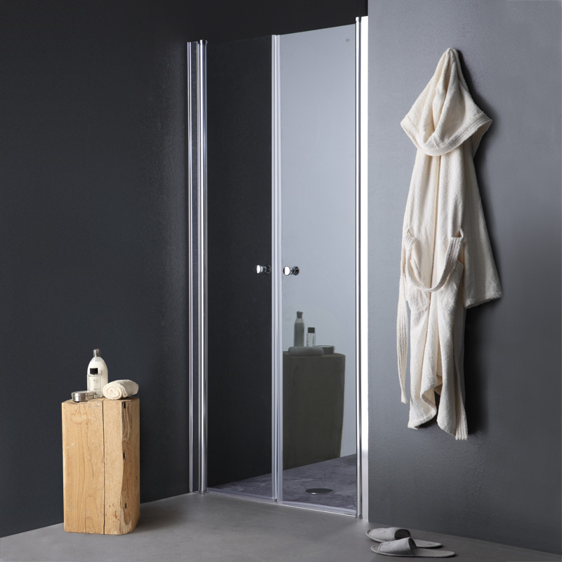 Porta doccia nicchia 70x190 cristallo