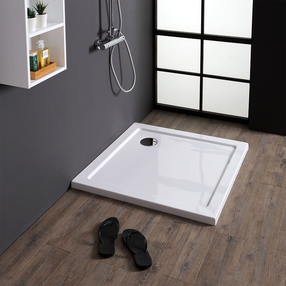 Piatto doccia quadrato 80x80 cm acrilico