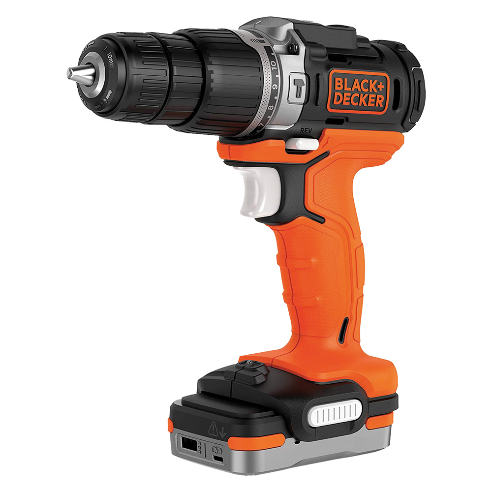  Trapano Avvitatore A Batteria Con Percussione Bdchd12S1-Qw 12V - 1,5 Ah Litio Black Decker