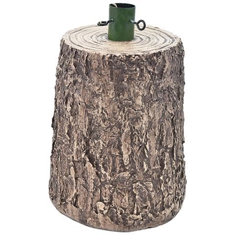 Base tronco scura Ø33xH50+5 cm