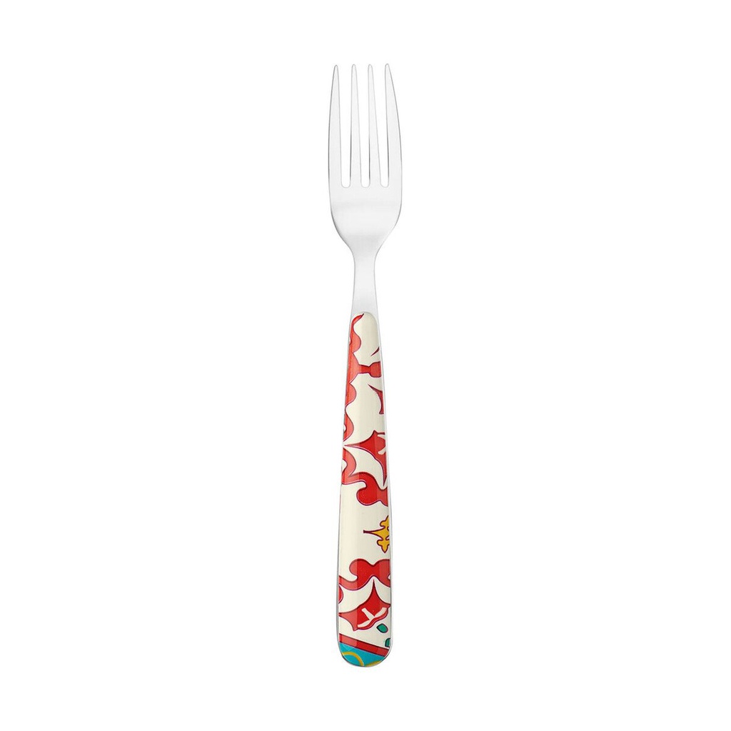 Forchetta fiore e limone rosso chiaro 21 cm