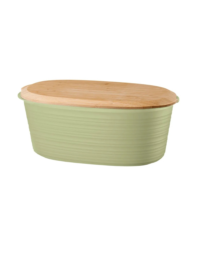 Contenitore porta pane verde alga