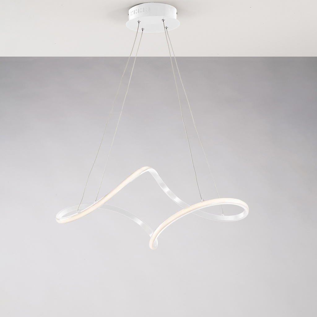Sospensione in metallo e alluminio 65x38