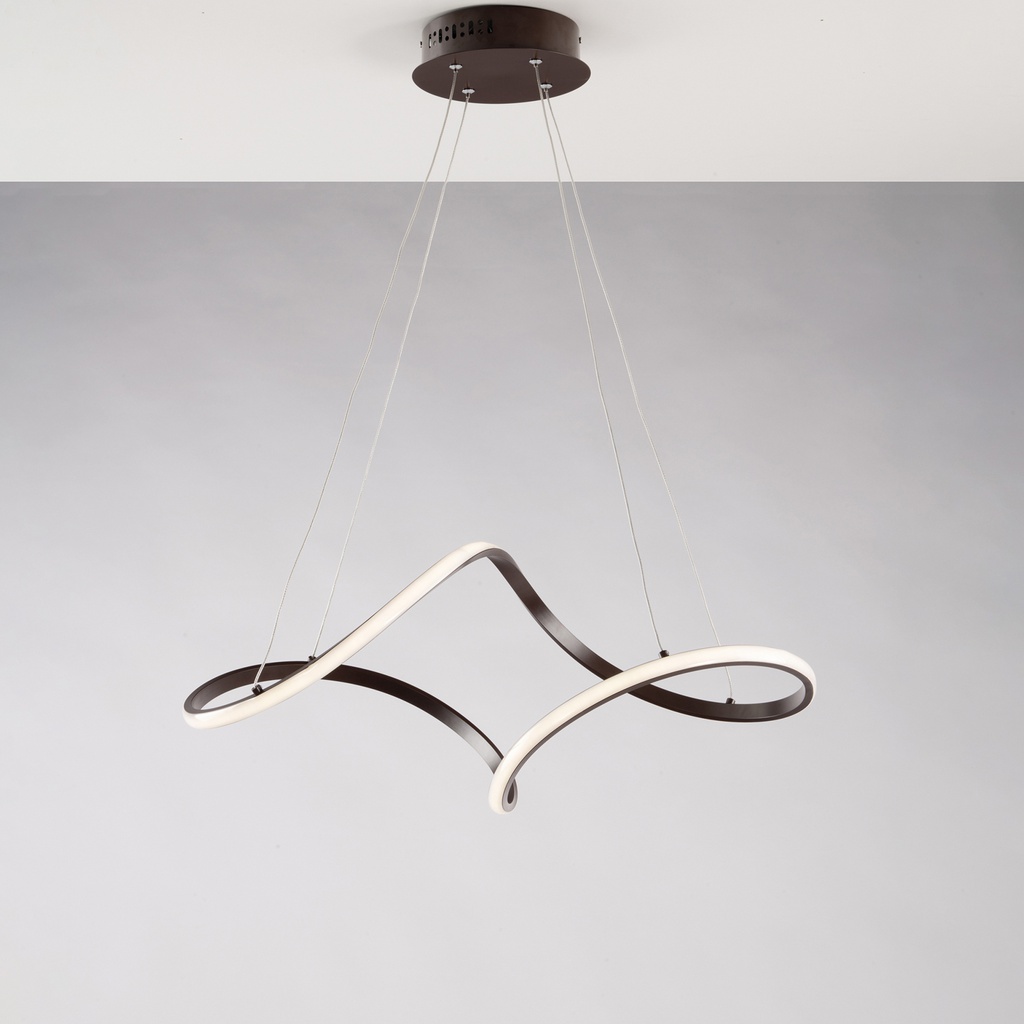 Sospensione in metallo e alluminio 65x38