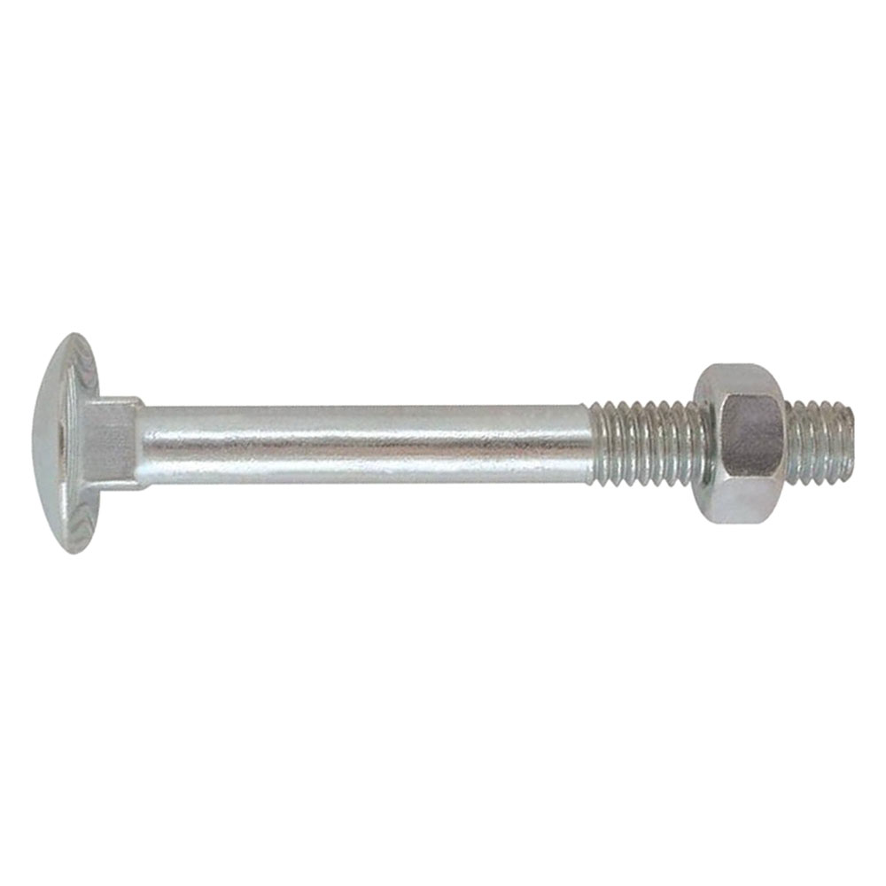 Bullone zincato 10 x 35 con dado esagonale
