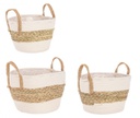 4x Set3 Cesta 2M Alyce To Bianco-Naturale