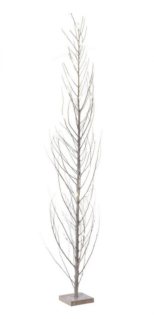 6x Betulla Invernale C-Glitter H150 C-Led