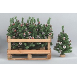[1932371] Albero di Natale cm pigne cm 60 decoro pz 1