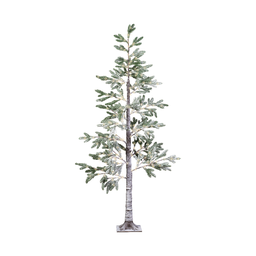 [20035659] Albero di Natale con 412 led esterno-interno H210 x Ø60