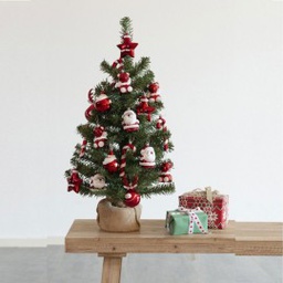 [19974753] Albero di Natale con decori inclusi cm 75 h