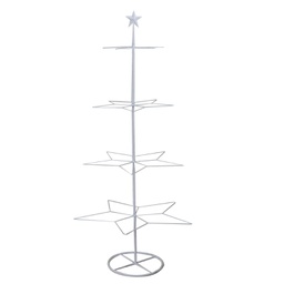 [V6155630000] Albero espositore ferro bianco cm57x55h123