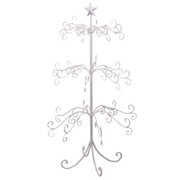 [V60494900BI] Albero espositore metallo c-stella bianco cm58x58h105,5