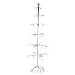 [V6114980000] Albero espostitore metallo rame cm73x73h200
