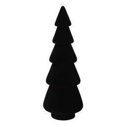 [V6179300000] Albero legno e velluto nero cmø9h25
