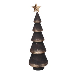 [V6179200000] Albero legno nero cmø8h30