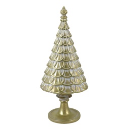 [V6199310000] Albero resina oro cm 11x10h32