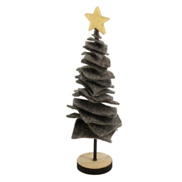 [V6090110000] Albero tessuto marrone cmø14h41