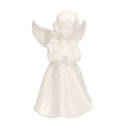 [V6136140000] Angelo ceramica bianco con lira cm12x10h20,5