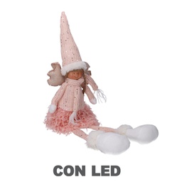 [V6168300000] Angelo led tessuto rosa cm13x10h52