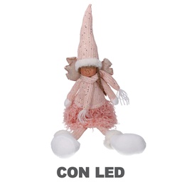 [V6168310000] Angelo led tessuto rosa cm15x12h65