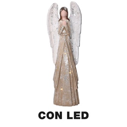 [V6332500000] Angelo resina led oro cm22x12h66