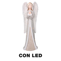 [V6332490000] Angelo resina led oro cm22x16h66