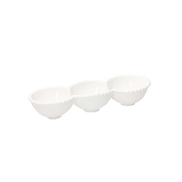 [1992323] Antipastiera 3 Scomparti 27,5 Cm X 9 Cm X H 5 Cm Porcellana