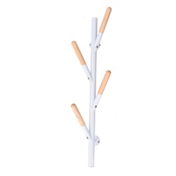 [V5924910000] Appendino metallo bianco 4 posti cm19x18h63