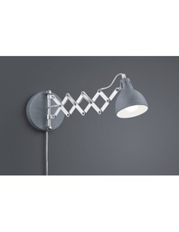 [TRIOR20321078] Applique 1x E14 Scissor Calcestruzzo Orientabile Trio Lighting