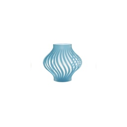 [D25A/NC/BY/B] Applique Balcony Blu Pastello Senza Cavo Cm. 33 x 17 x 25 h