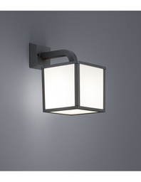[TRIO221560142] Applique Cubo Led per Esterno Cubango Antracite IP54 Trio Lighting