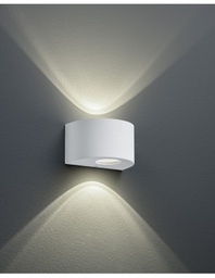 [TRIOR28232631] Applique Doppio Fascio Led Rosario Bianco H15 cm IP44 Trio Lighting