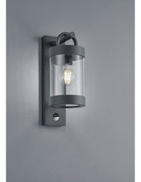 [TRIO204169142] Applique Lanterna Sambesi Antracite Sensore Movimento IP44 Trio Lighting