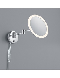 [TRIO282990106] Applique Led Da Bagno Orientabile Con Specchio Rotondo View Trio Lighting