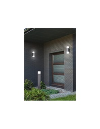 [TRIO220060287] Applique Led da Esterno Doppia Luce Hudson Alluminio Trio Lighting