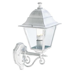 [SOV318/37] Applique Media In Alto E27  linea old  biancoargento