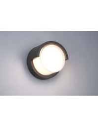 [TRIOR27036132] Applique Rotonda Da Esterno Puno Nero IP54 Trio Lighting