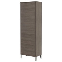 [BR527045] Armadietto Portascopa Rovere Scuro 60x35x h170cm