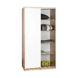 [EFFEZ99052] Armadio SWD4352023 tuttopiani sonoma bianco con ante scorrevoli EFFEZ