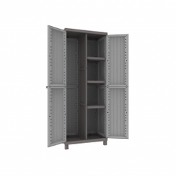 [CAP17314] Armadio in Resina 2 Ante Cm. 68 x 39 x 170h Terry (CWOOD-3680)