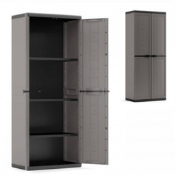 [KIS0045] Armadio resina esterno con ripiani Jolly cm 68 x 39 x 166 h
