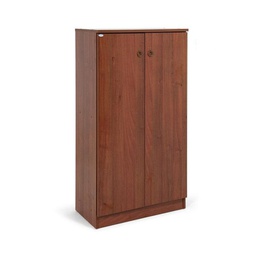 [A12210] Armadio scarpiera Noce Antico in legno nobilitato 2 ante-4 ripiani h130x71x38