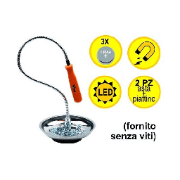 [19902896] Asta Magnetiche Flex Vigor Vaschetta Magnetica Luce Led