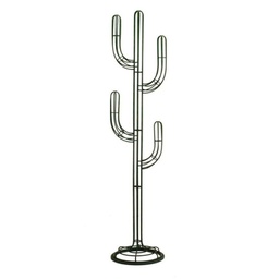 [V4205980000] Attaccapanni a stelo in metallo a forma di cactus verde h185 cm